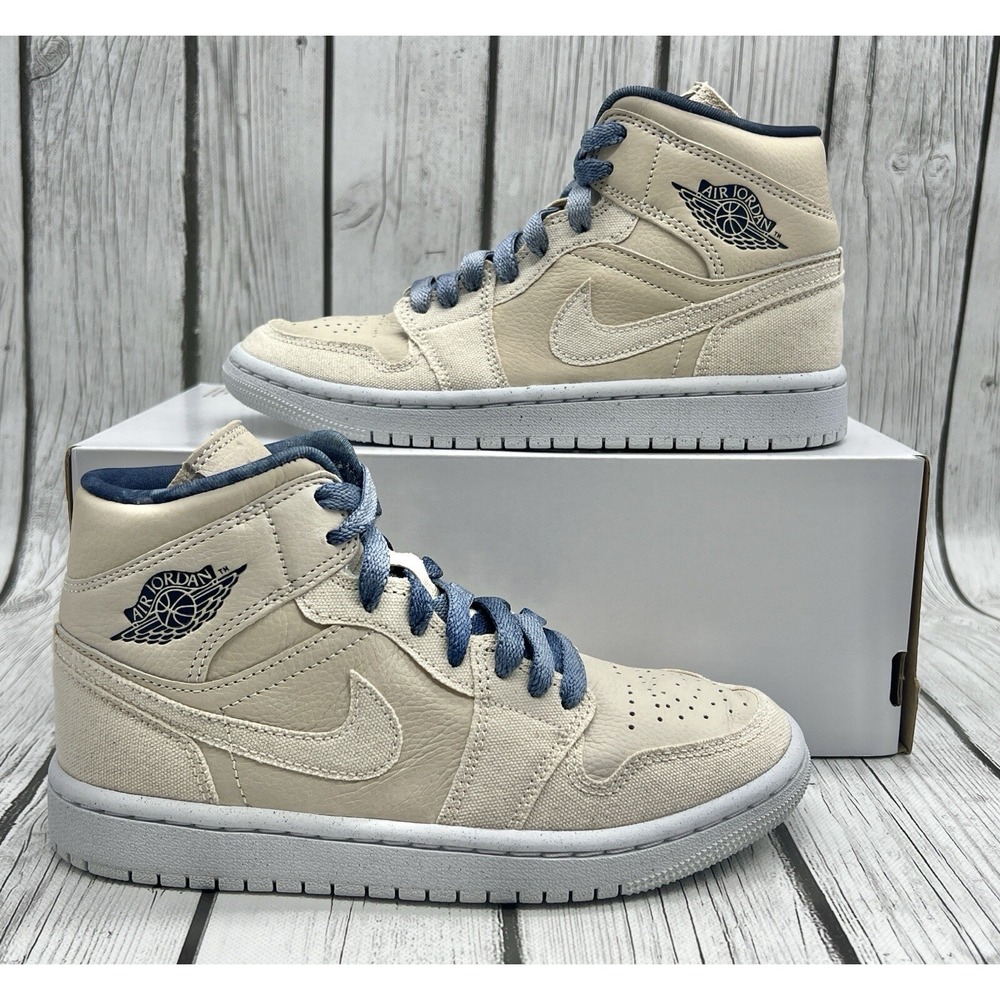 Nike Women's Air Jordan 1 Mid SE Sanddrift Size 5 DM9126‑104